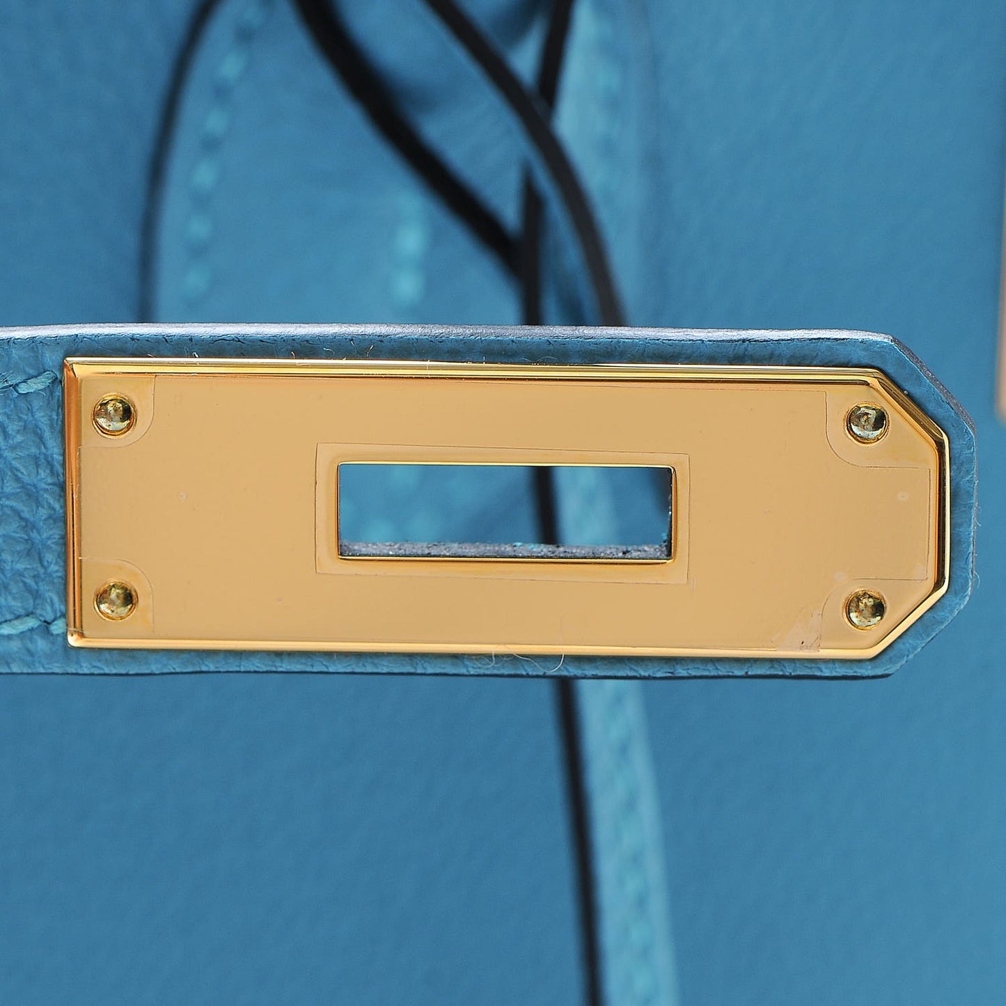 Togo Birkin 35 Turquoise