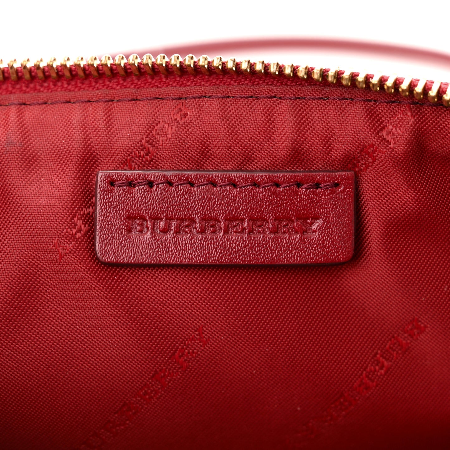 Haymarket Check Small Peyton Crossbody Clutch Bag Military Red