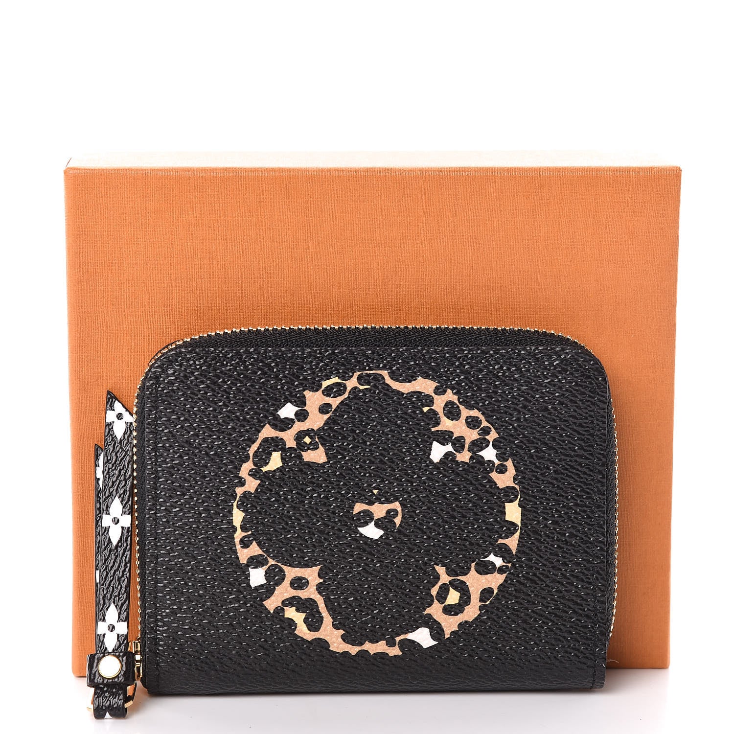 Louis Vuitton Monogram Giant Jungle Zippy Coin Purse Black 8 of 8