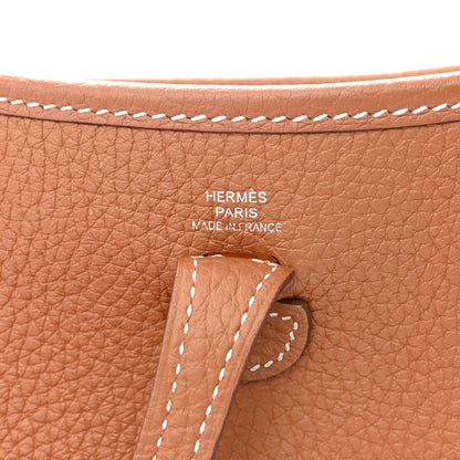 Hermes Taurillon Clemence Evelyne TPM Gold 6 of 11