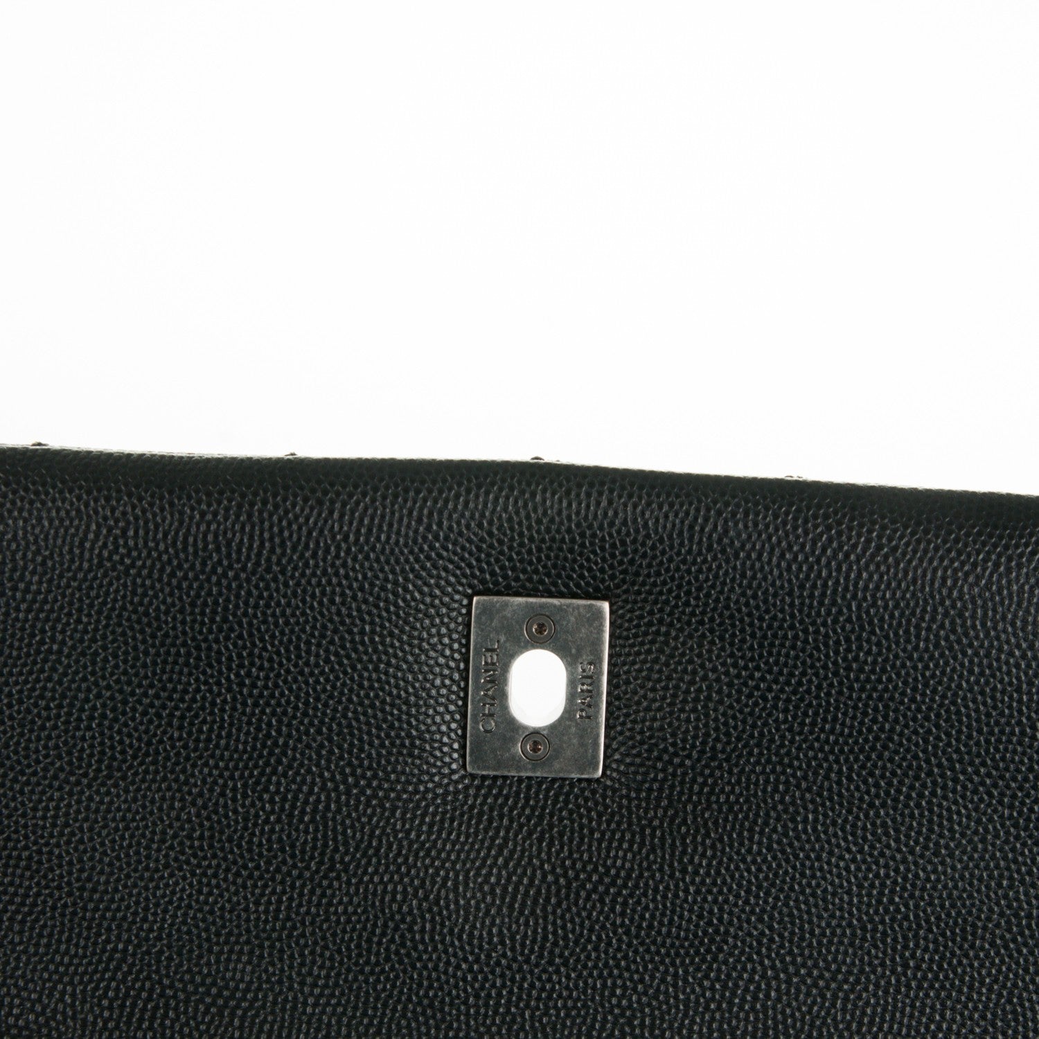 Chanel Caviar Quilted Medium Coco Handle Flap Black 6 of 9