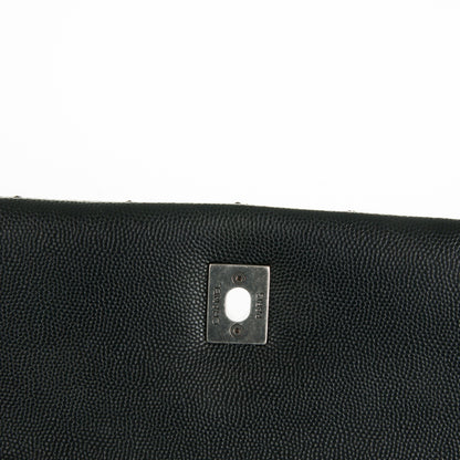 Chanel Caviar Quilted Medium Coco Handle Flap Black 6 of 9