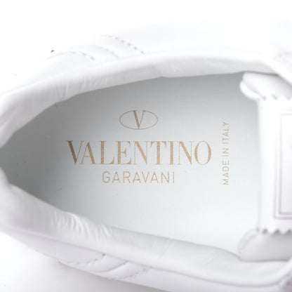 Valentino Garavani Calfskin Mens Flycrew Sneakers 41 White 9 of 12