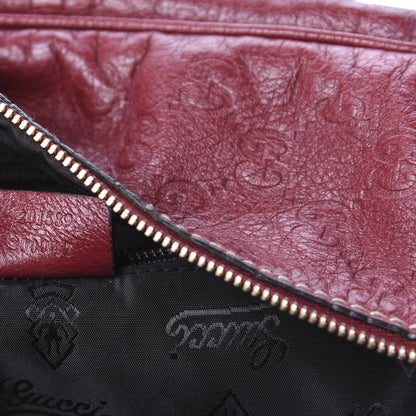 Gucci Guccissima Medium Carry On Duffle Red 9 of 10