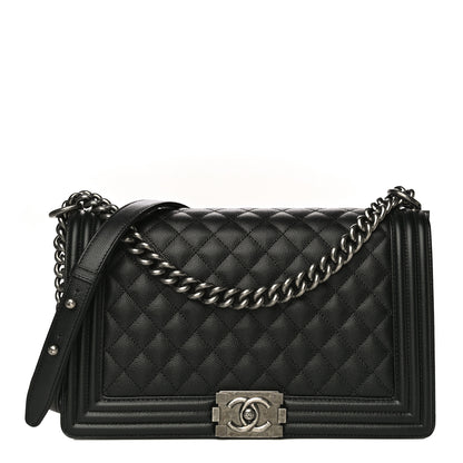 Chanel Caviar Quilted New Medium Boy Flap Black 1 of 11