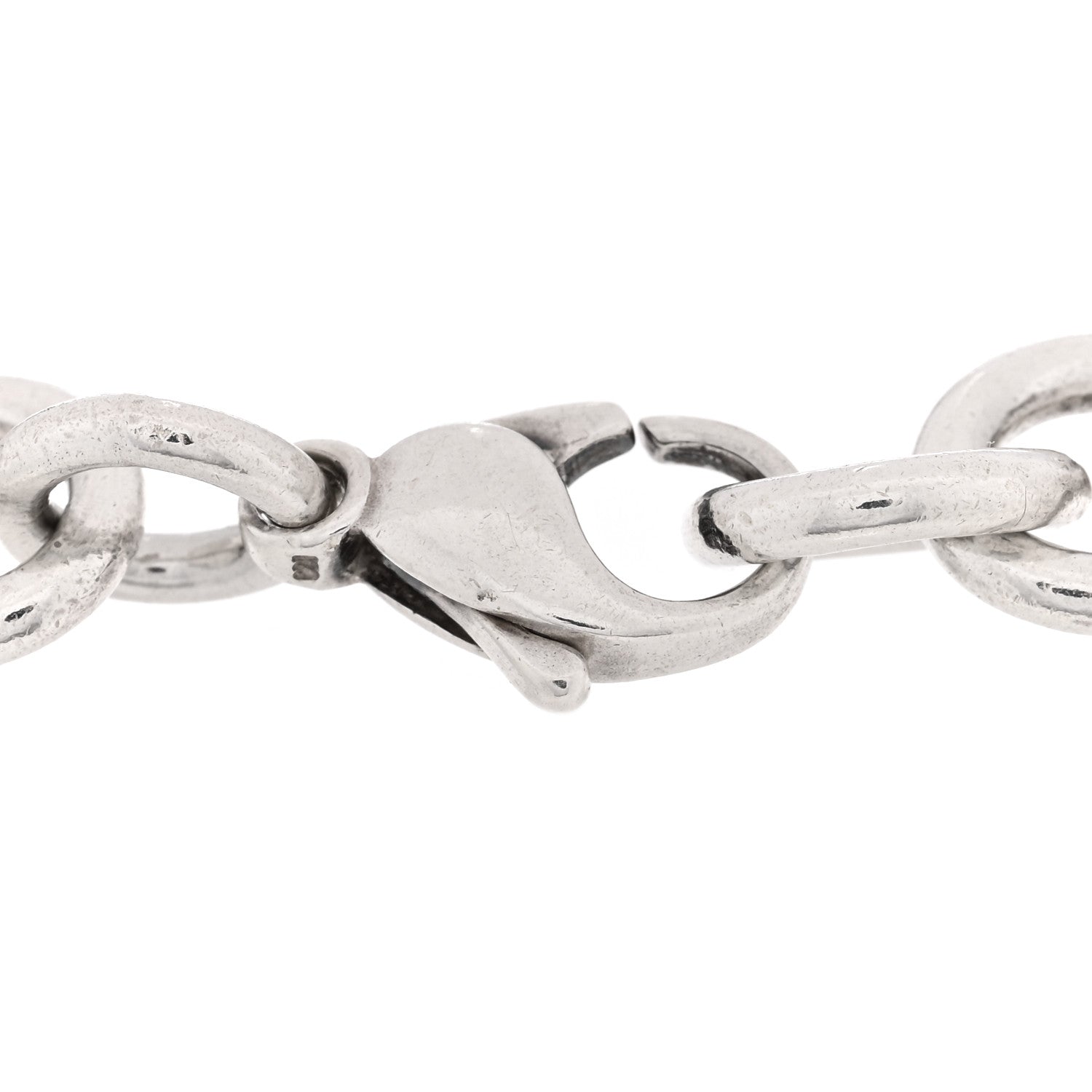 Tiffany Sterling Silver Round Chain Link Bracelet 4 of 4