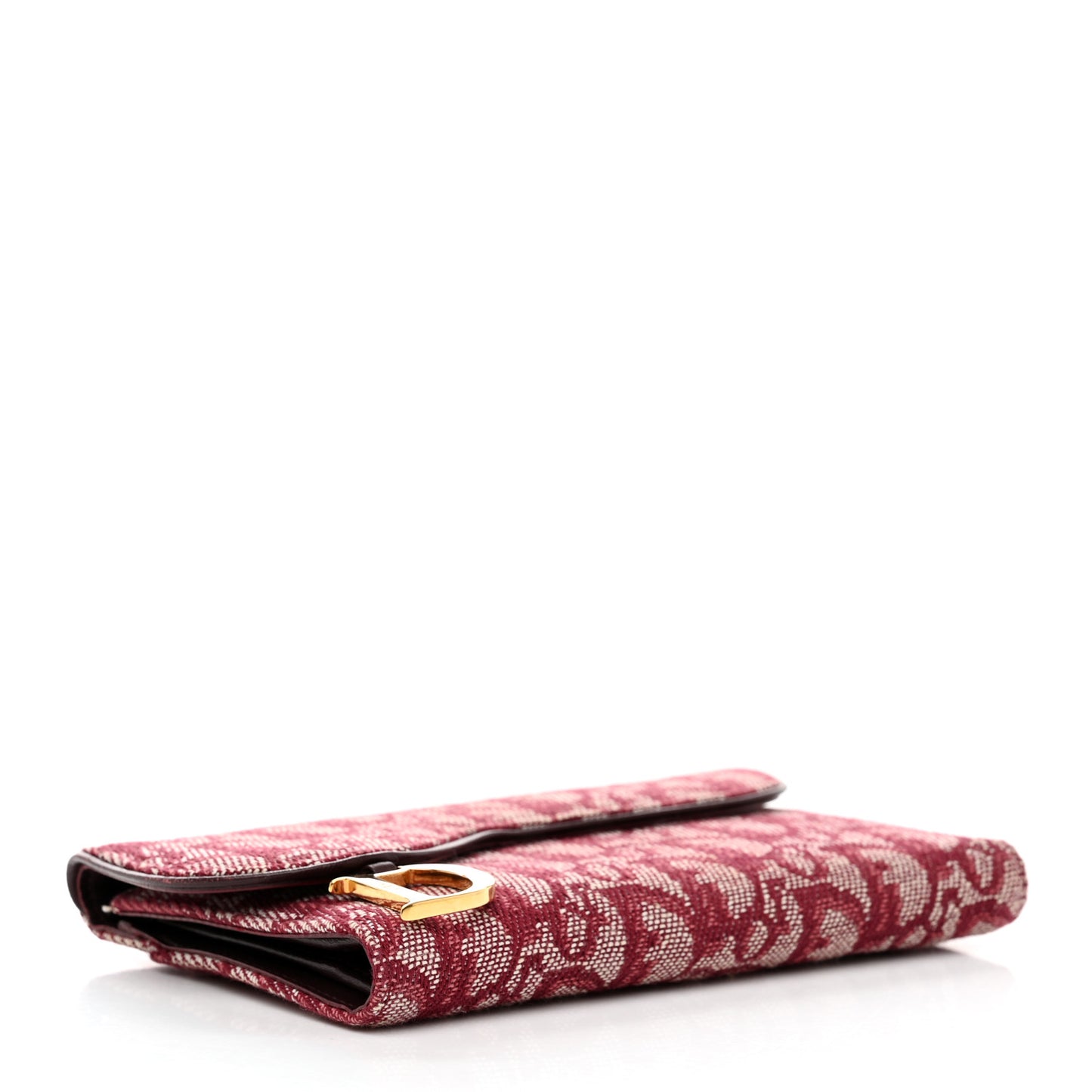 Monogram Saddle Wallet Burgundy