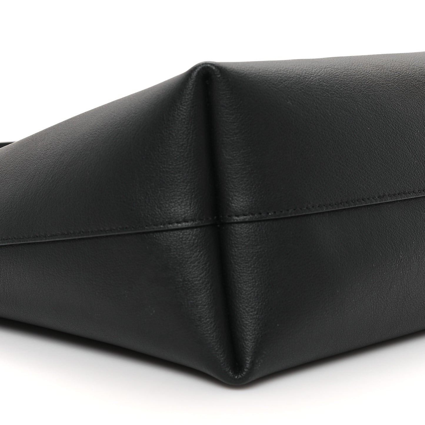 Calfskin Large Shopping Tote Black