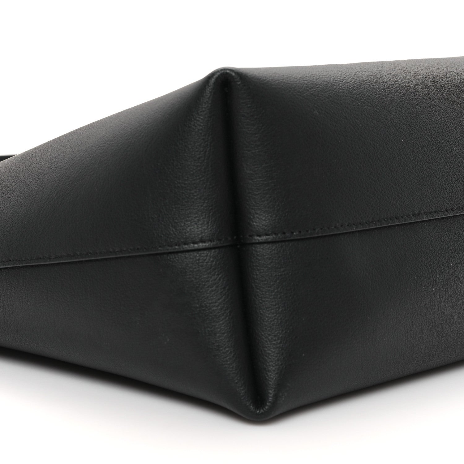 Saint Laurent Calfskin Large Shopping Tote Black 10 of 12