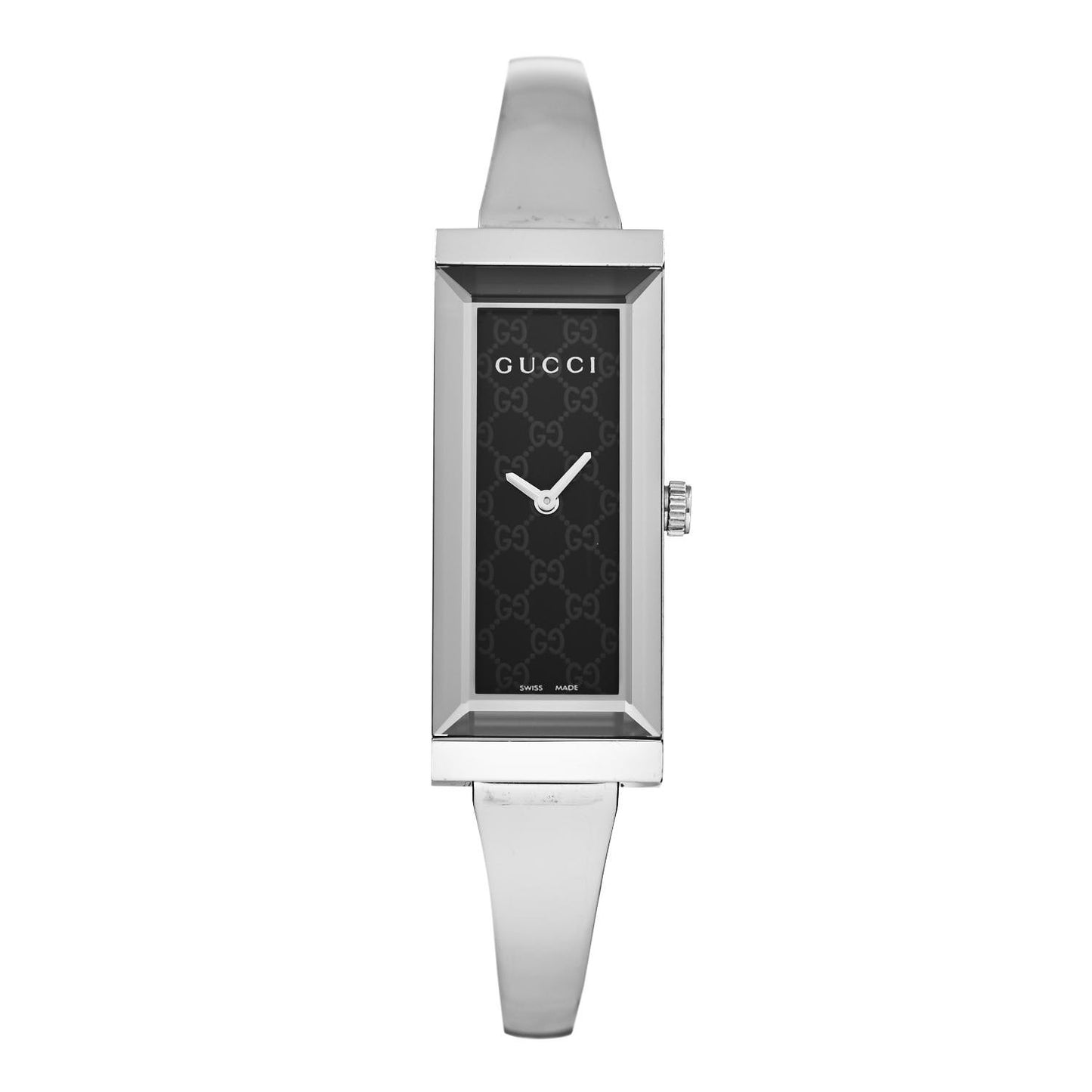 Stainless Steel 14mm G-Frame Quartz Watch Black