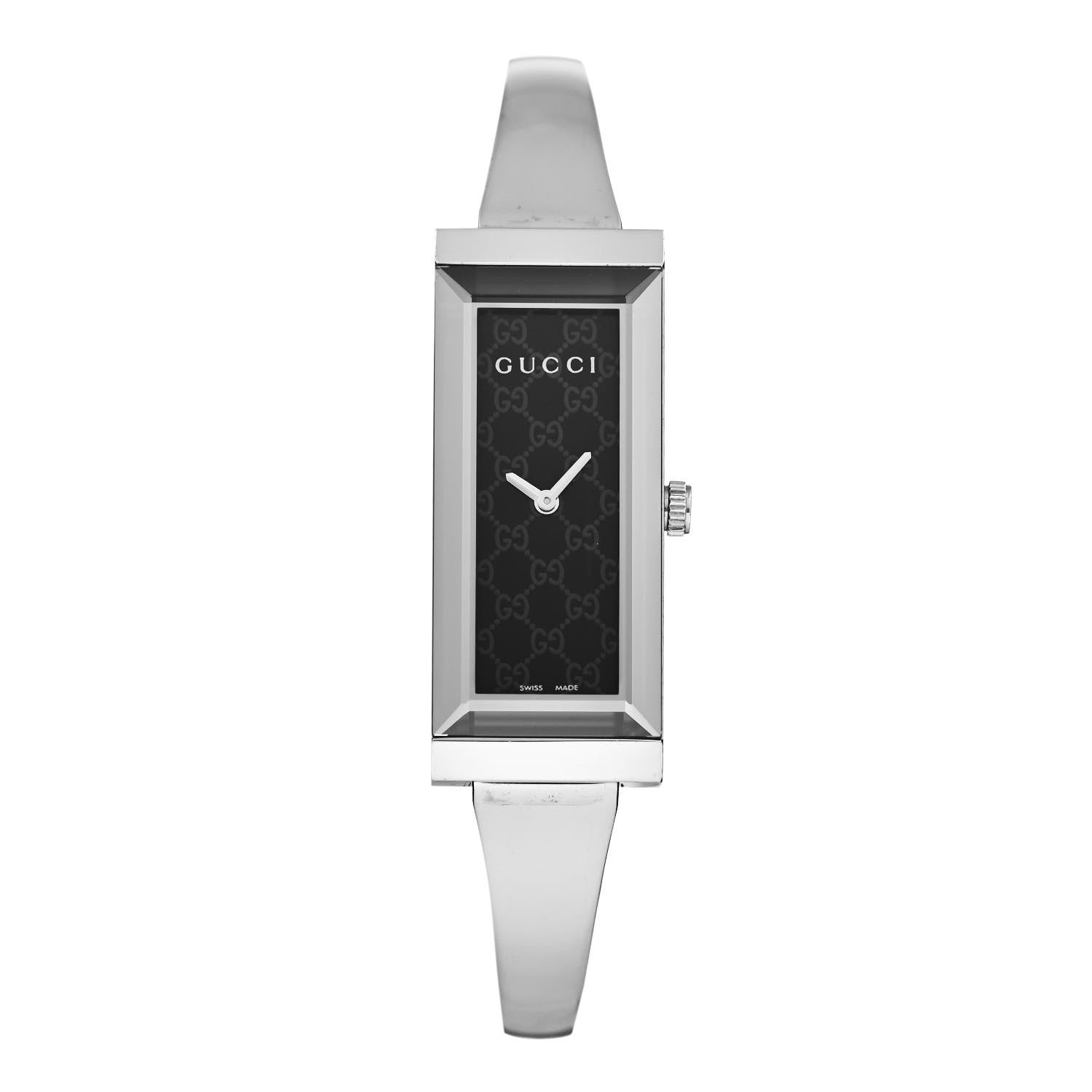 Gucci Stainless Steel 14mm G-Frame Quartz Watch Black 1 of 5