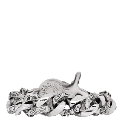 Chrome Hearts Sterling Silver Lobster Clasp Cuban Link Bracelet 2 of 3