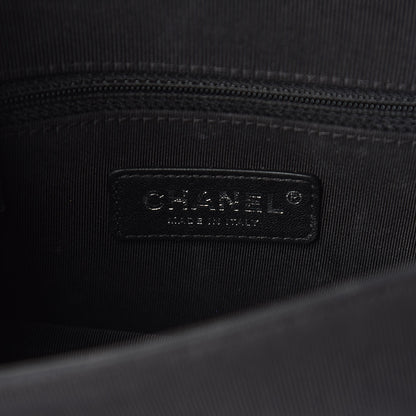 Chanel Lambskin Chevron Quilted Small Couture Flap Black Gold 8 of 10