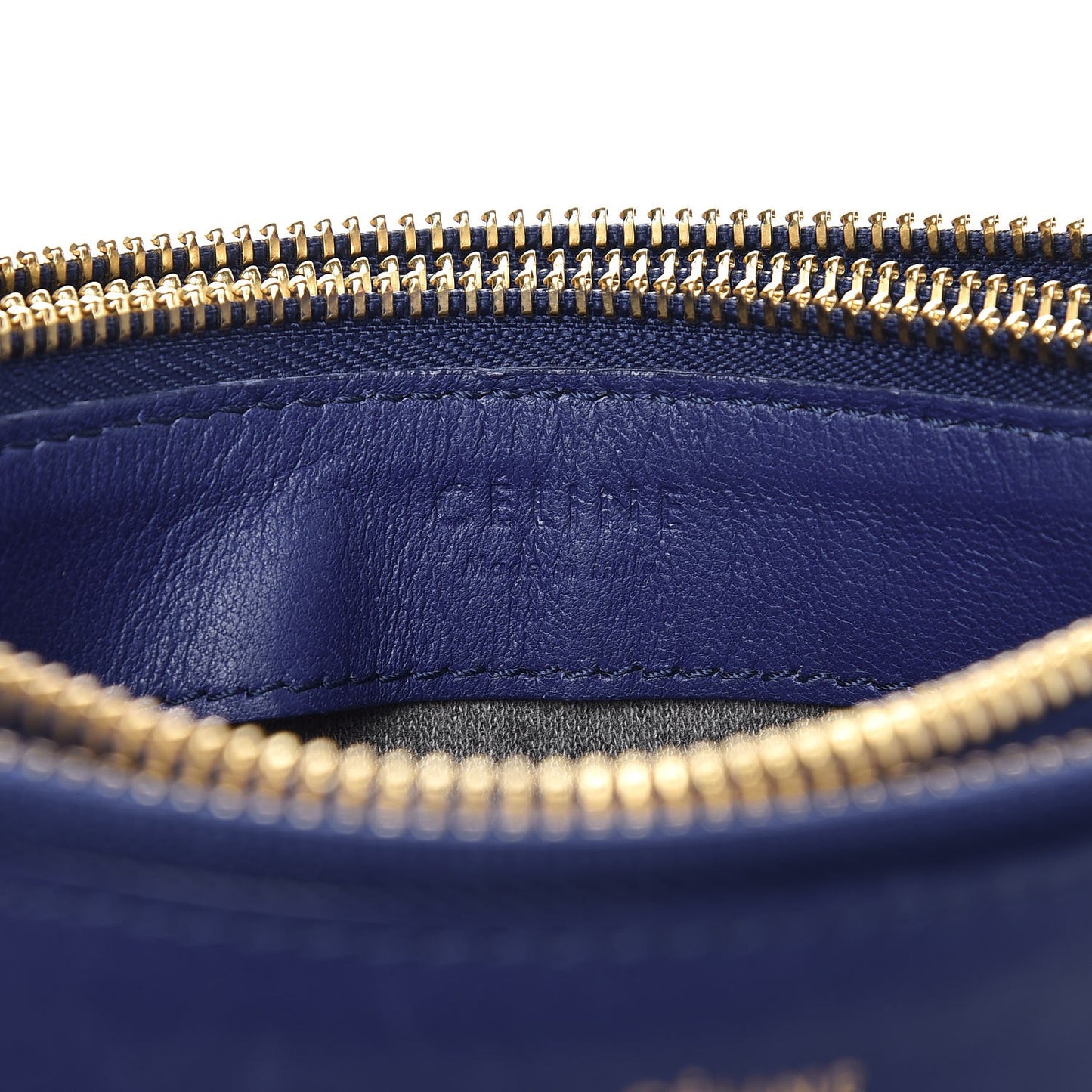 Lambskin Small Trio Crossbody Bag Indigo