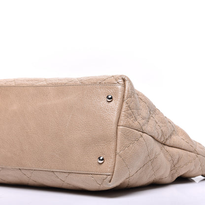 Chanel Glazed Calfskin Large On The Road Tote Beige 9 of 12