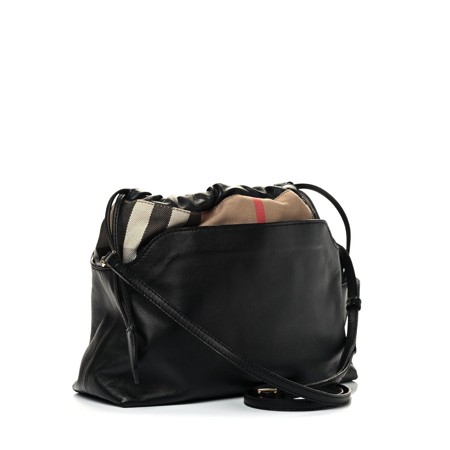 Burberry Calfskin House Check Little Crush Black 2 of 7