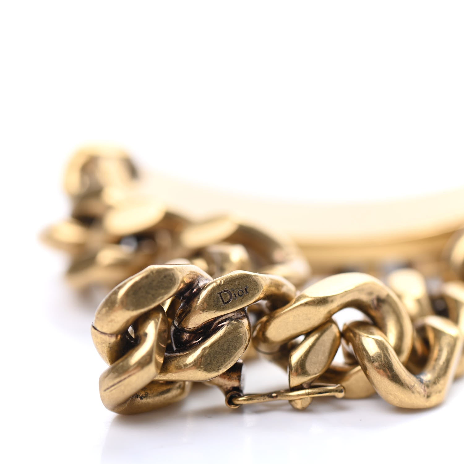 Christian Dior Metal J'Adior Chain Bracelet Gold 4 of 5