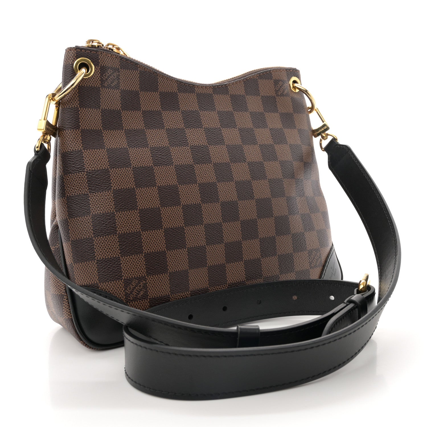 Louis Vuitton Damier Ebene Odeon PM Black 3 of 10