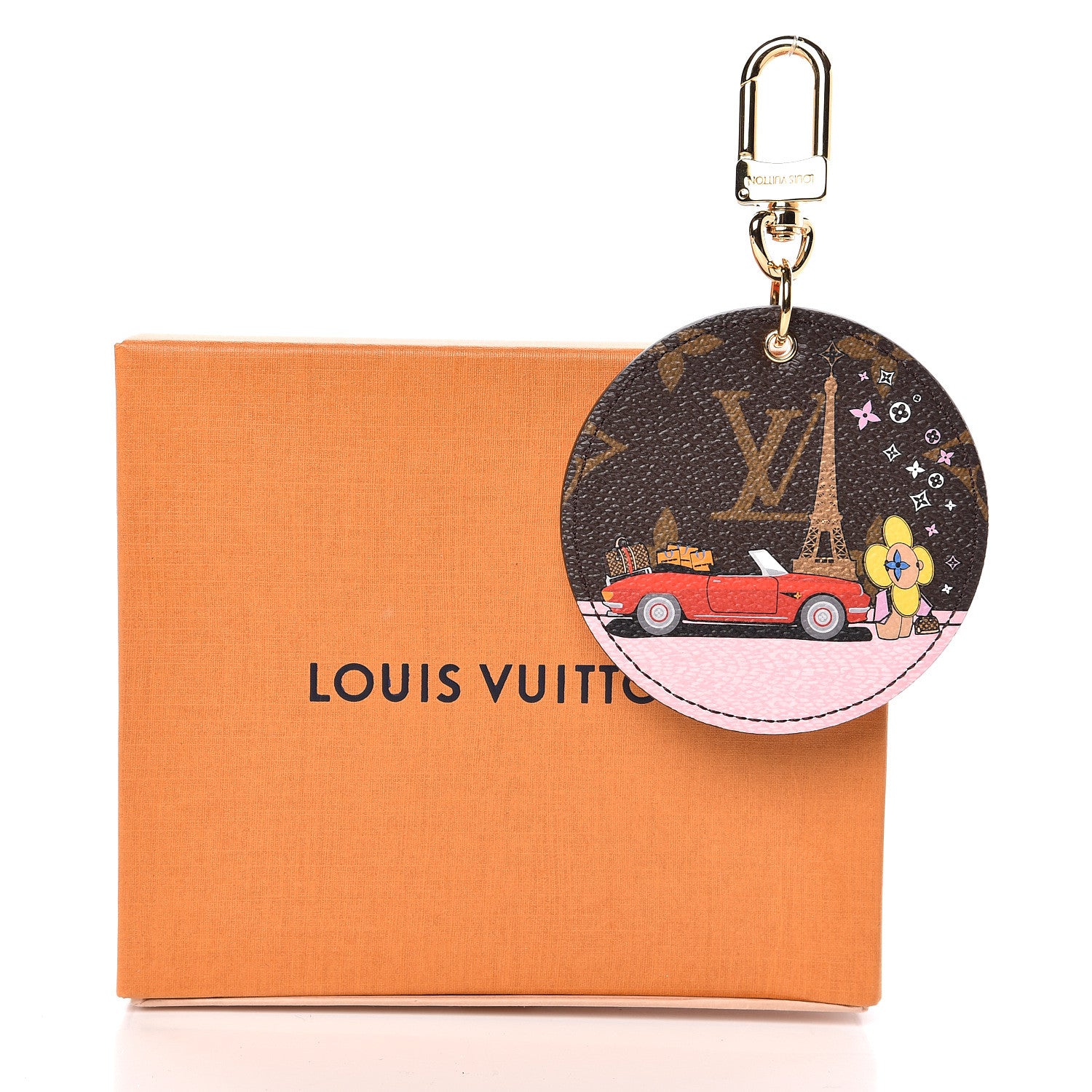 Louis Vuitton Monogram 2019 Christmas Animation Paris Bag Charm Key Ring 4 of 4