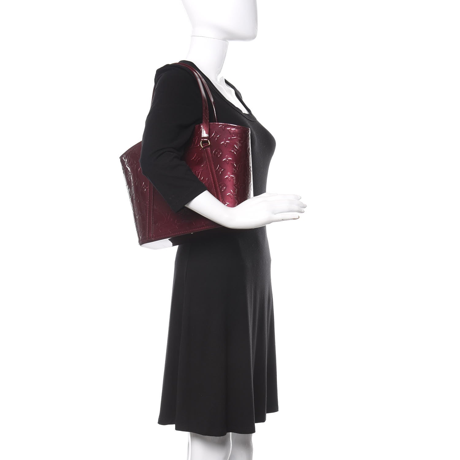 Louis Vuitton Vernis Avalon MM Rouge Fauviste 2 of 11