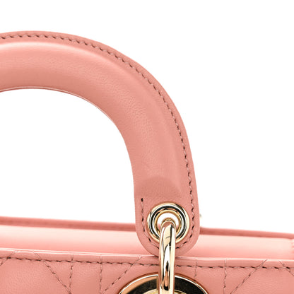 Christian Dior Lambskin Cannage Small Lady D-Joy Light Pink 12 of 12