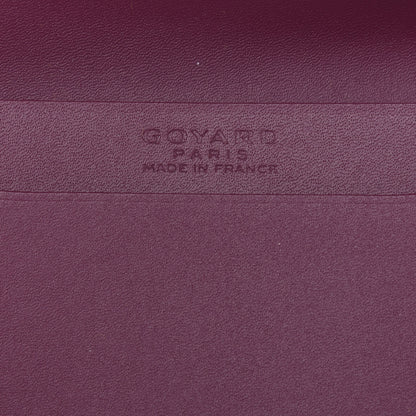 Goyard Goyardine Business Card Holder Burgundy 6 of 9