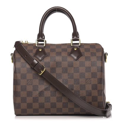 Louis Vuitton Damier Ebene Speedy Bandouliere 25 1 of 10