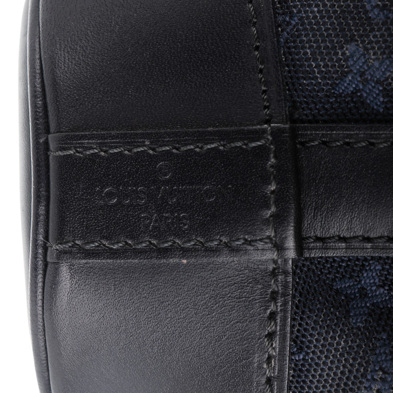 Louis Vuitton Mini Monogram Noelie Blue 6 of 8