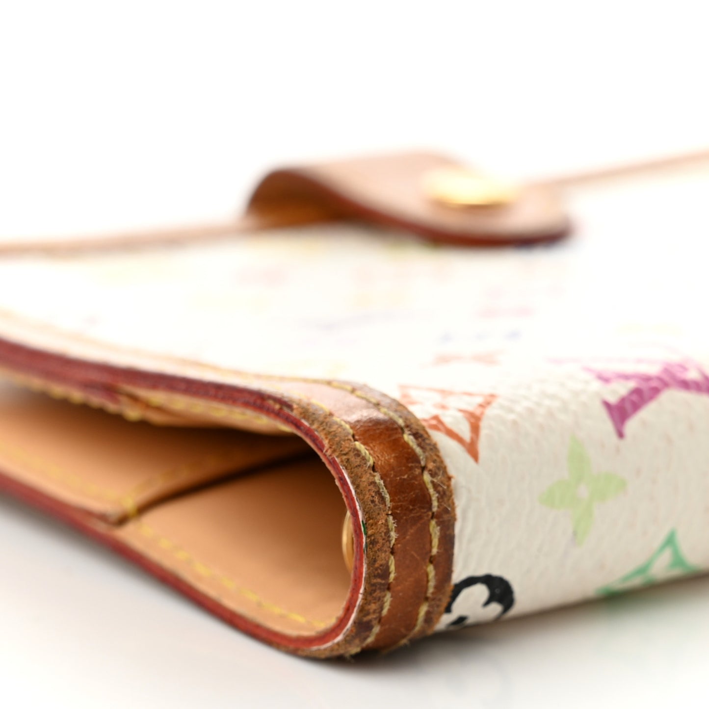 Monogram Multicolor Small Ring Agenda Cover White