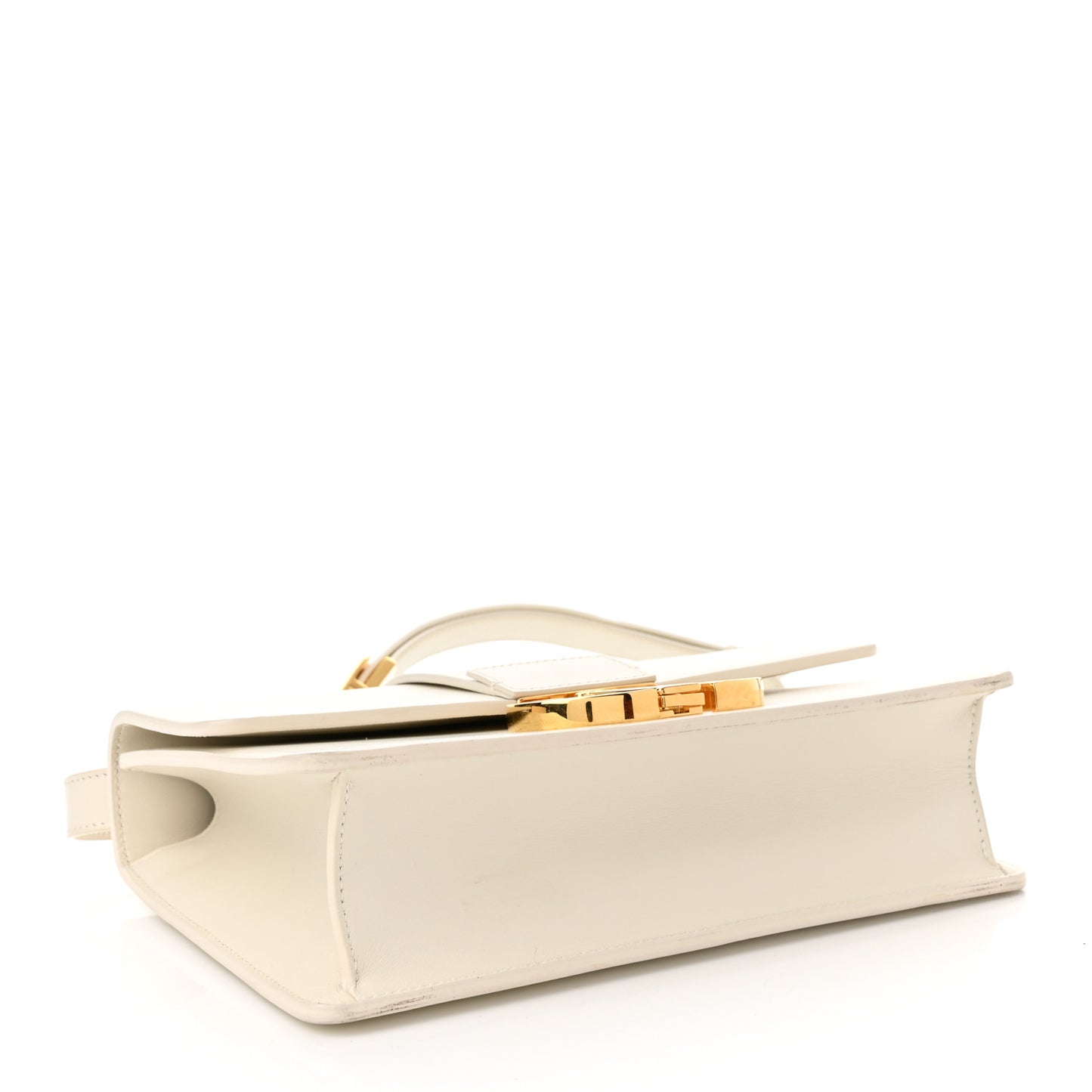 Box Calfskin 30 Montaigne Flap Bag Latte