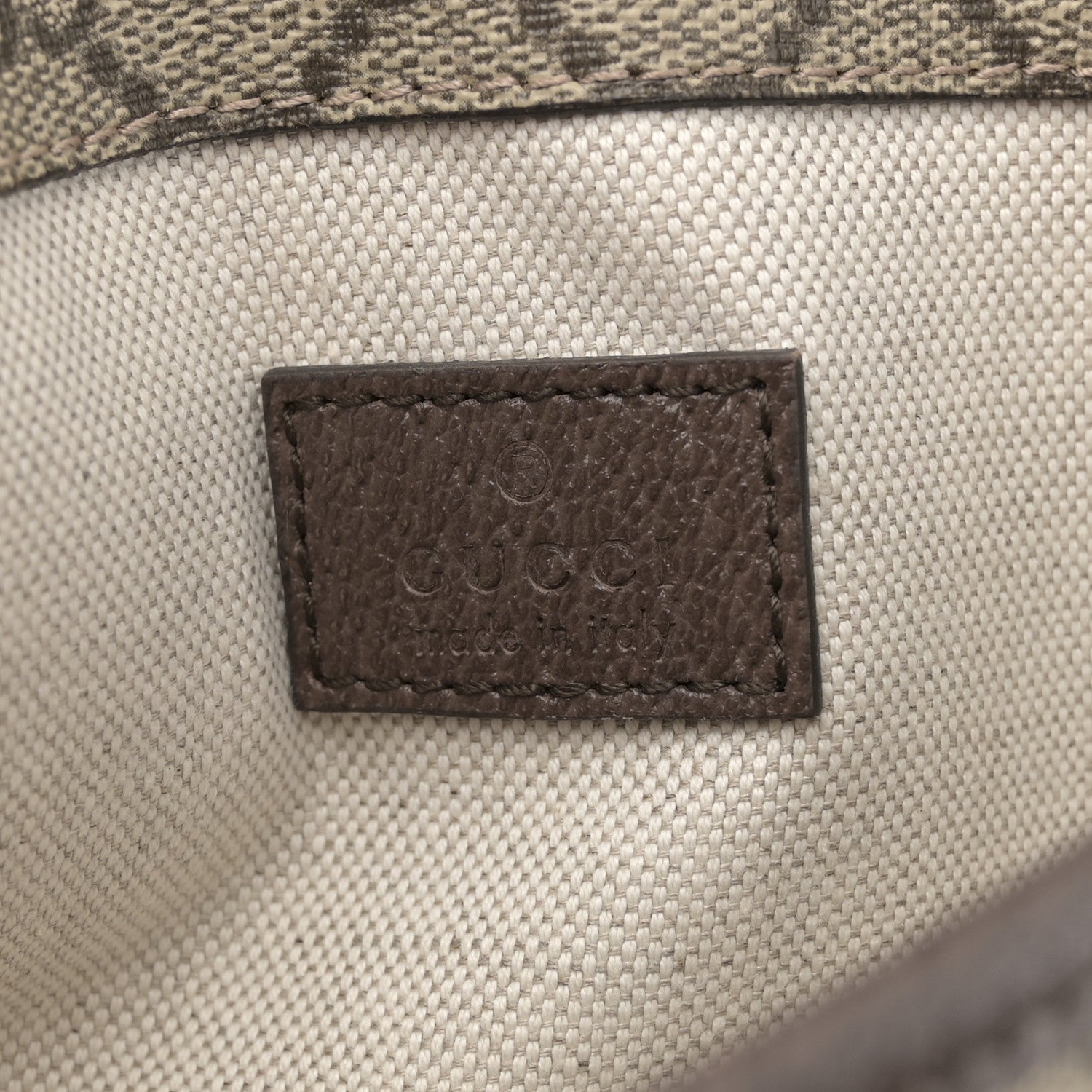 Gucci GG Supreme Monogram Neo Vintage Web Belt Bag Brown 6 of 10