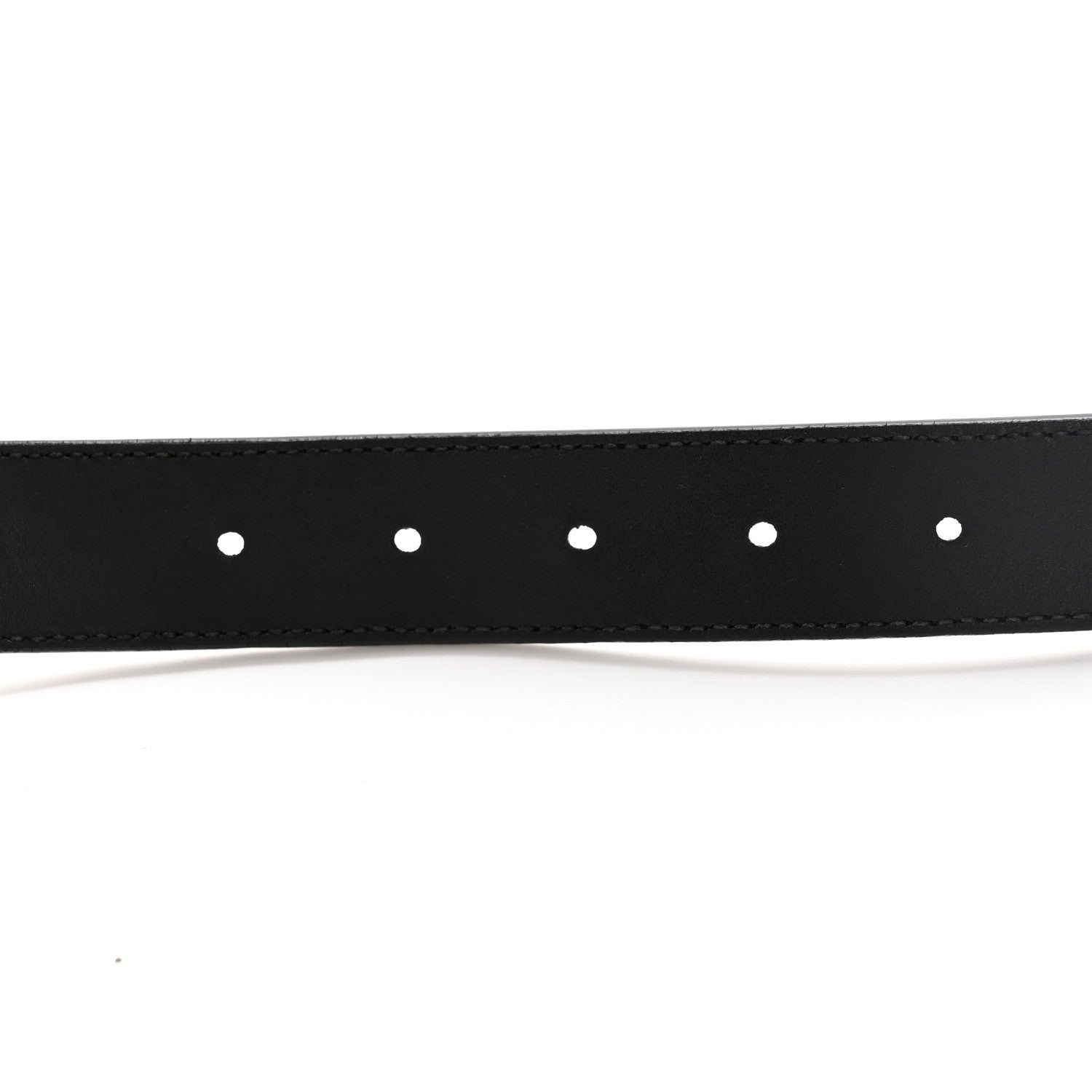 Gucci Moon Calfskin Double G 30mm Belt 70 28 Black 3 of 10