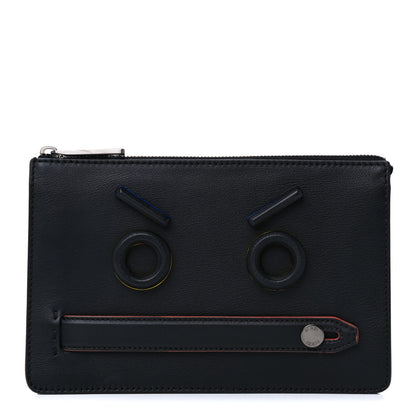 Fendi Faces Slim Clutch Black 1 of 13