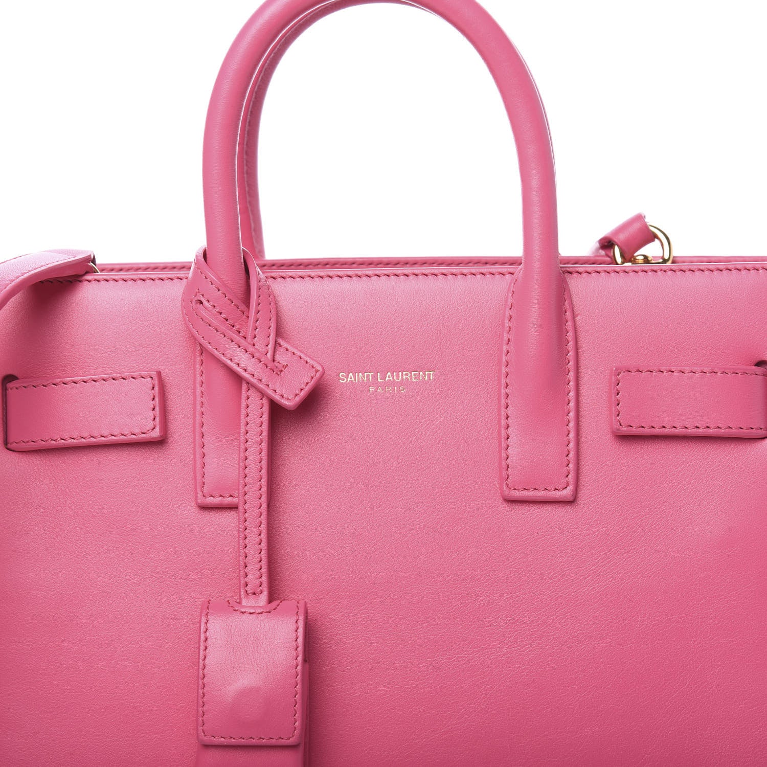 Saint Laurent Calfskin Nano Sac De Jour Rose Clair 10 of 14