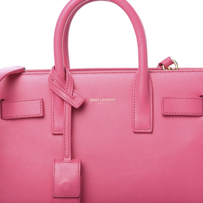 Saint Laurent Calfskin Nano Sac De Jour Rose Clair 10 of 14