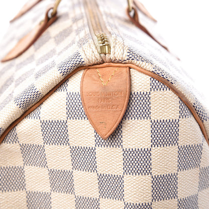 Louis Vuitton Damier Azur Speedy 35 6 of 21