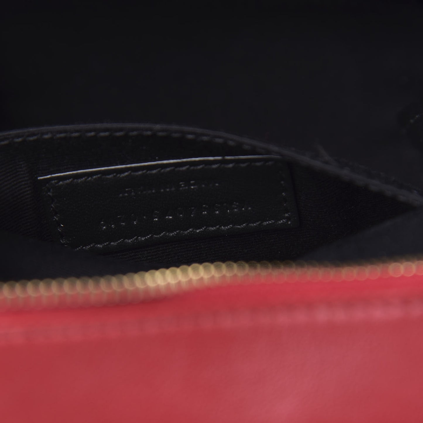Lambskin Matelasse Monogram Toy Vicky Camera Bag Red