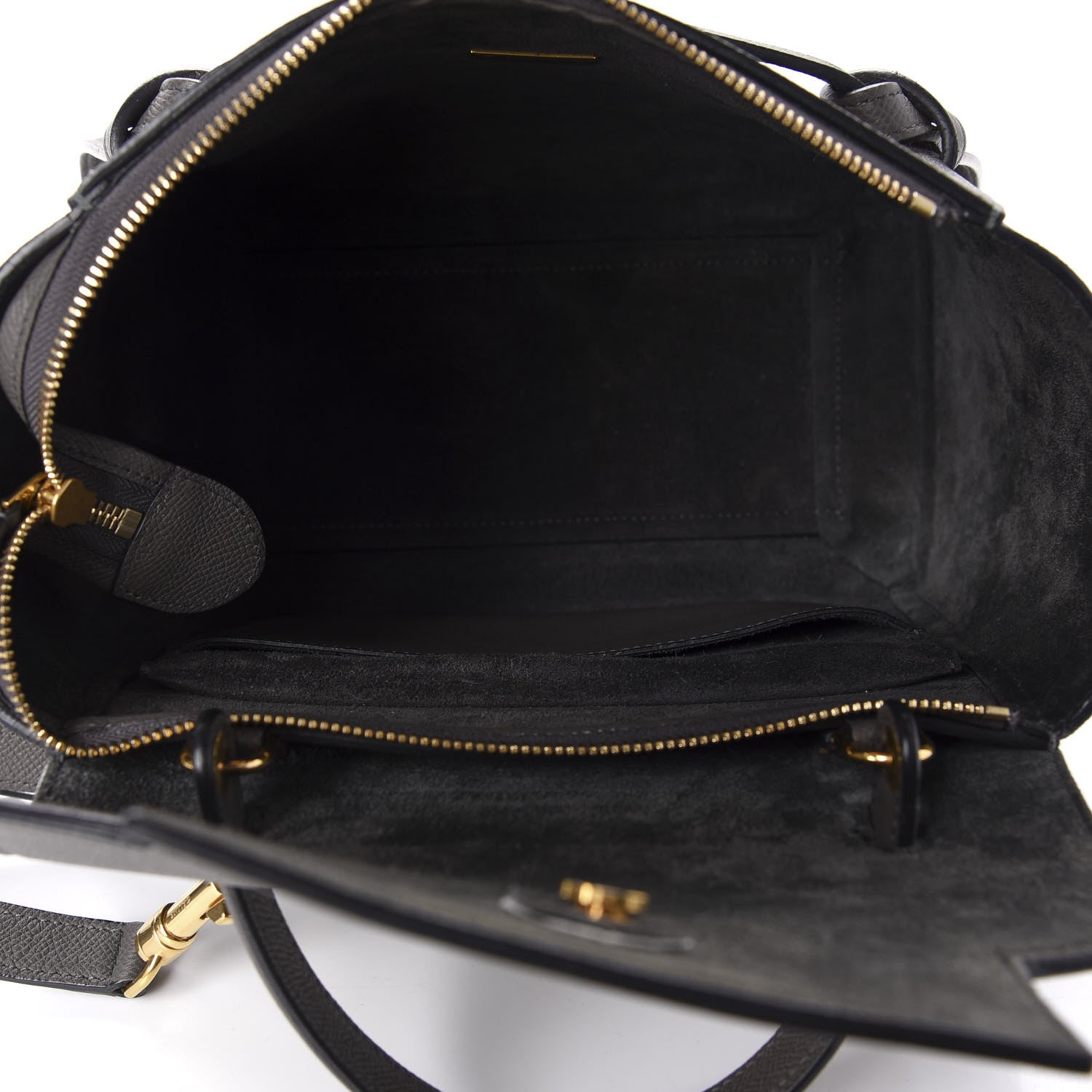 Celine Baby Grained Calfskin Micro Belt Bag Grey 6 of 13
