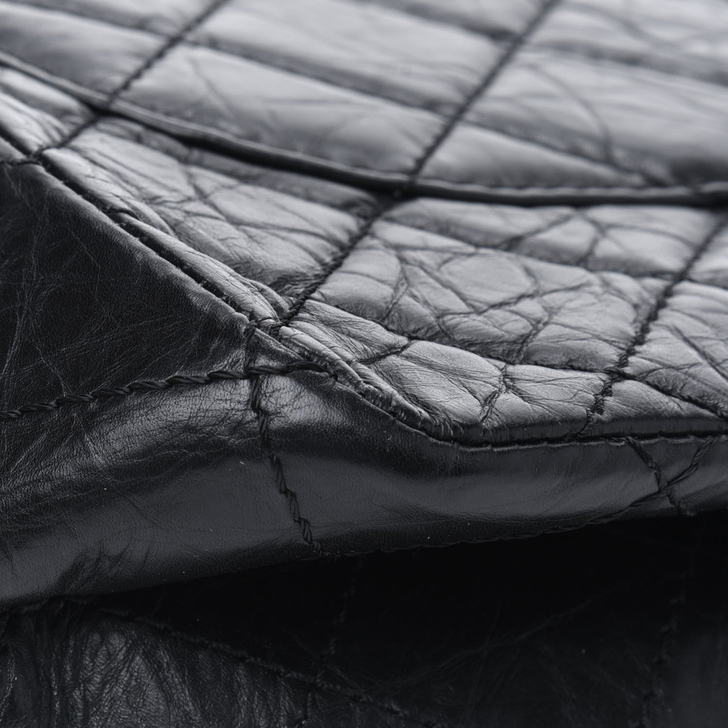 Chanel Aged Calfskin Quilted 2.55 Reissue 227 Flap Black 14 of 17