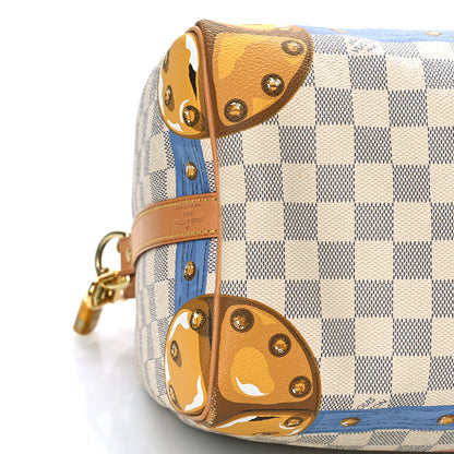Louis Vuitton Damier Azur Summer Trunks Speedy Bandouliere 30 8 of 11