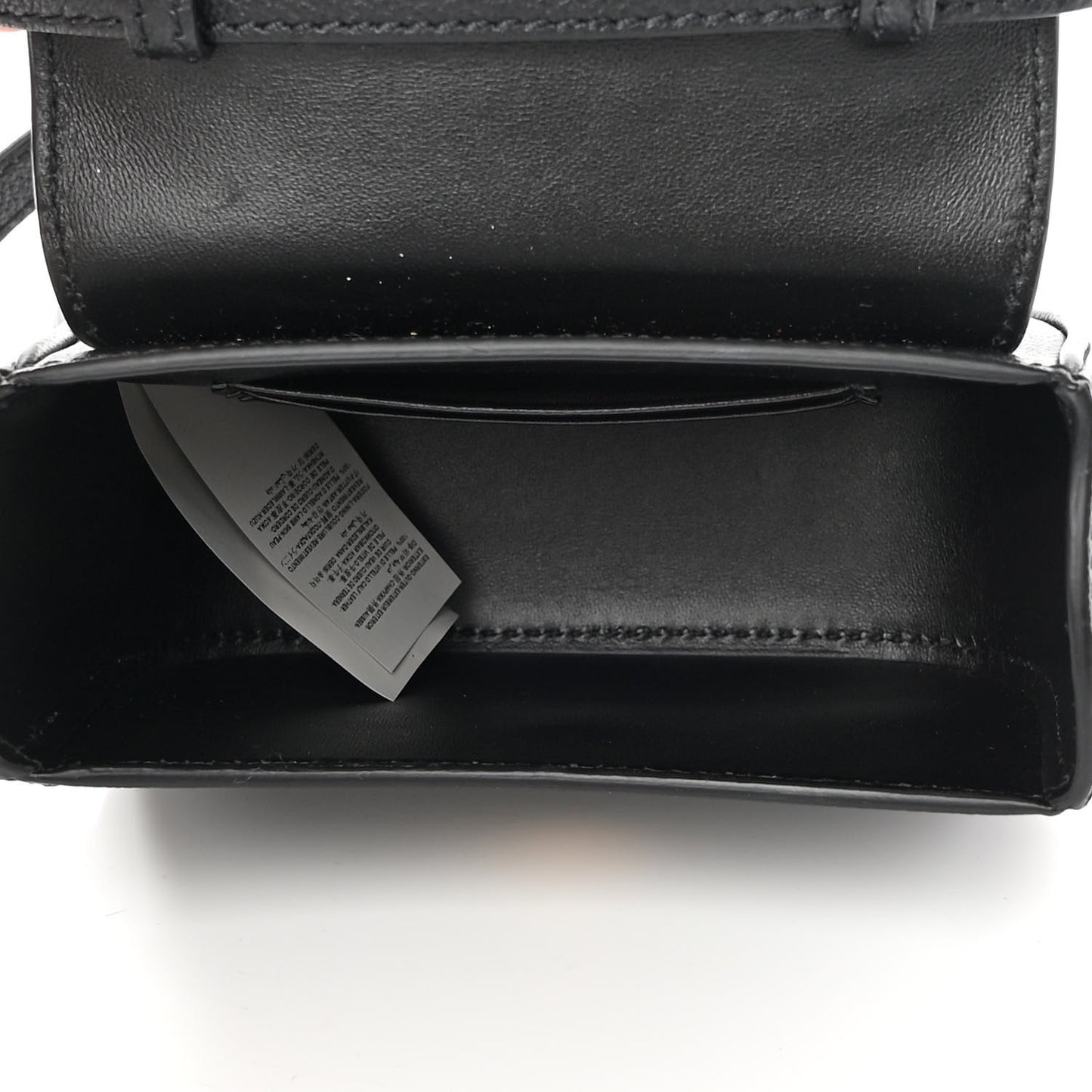 Grained Calfskin Mini La Medusa Bag Black