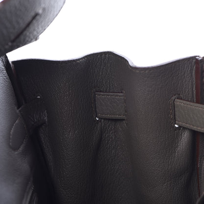 Hermes Taurillon Clemence Birkin 35 Taupe 21 of 33