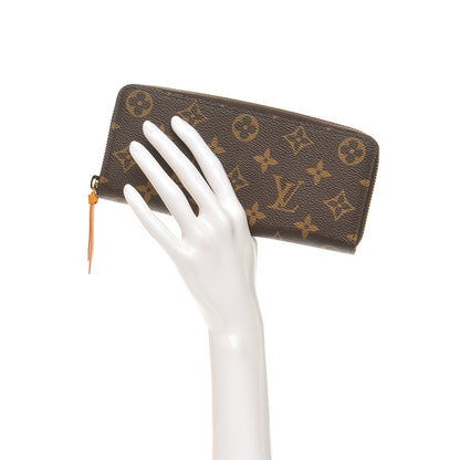 Louis Vuitton Monogram Clemence Wallet Safran 2 of 8