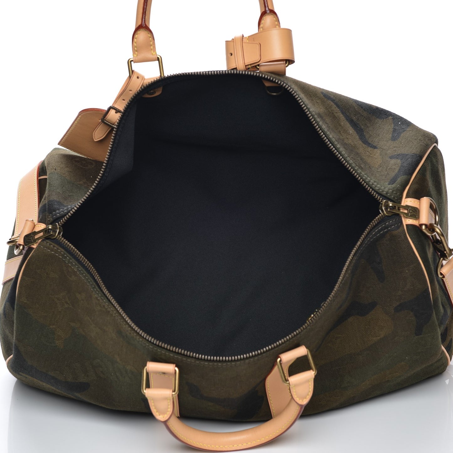 X SUPREME Monogram Camouflage Keepall Bandouliere 45