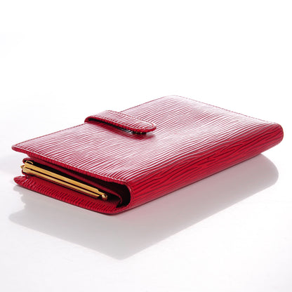 Louis Vuitton Epi Continental French Purse Wallet Rouge 4 of 7