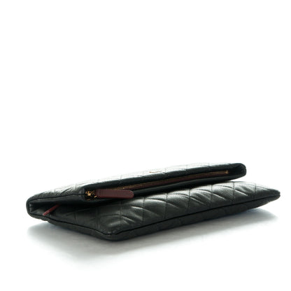 Chanel Caviar Quilted CC Beauty Clutch Black 4 of 8