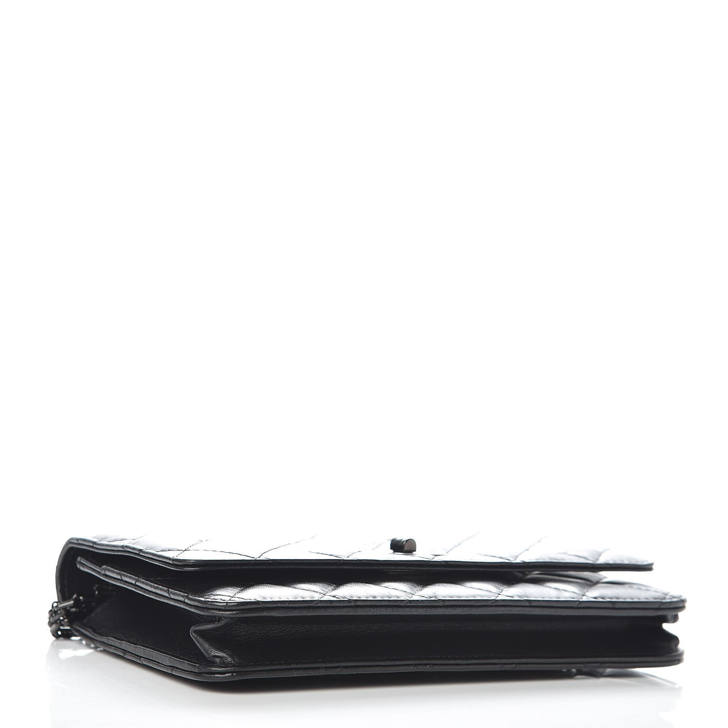 Aged Calfskin Reissue Wallet On Chain WOC So Black