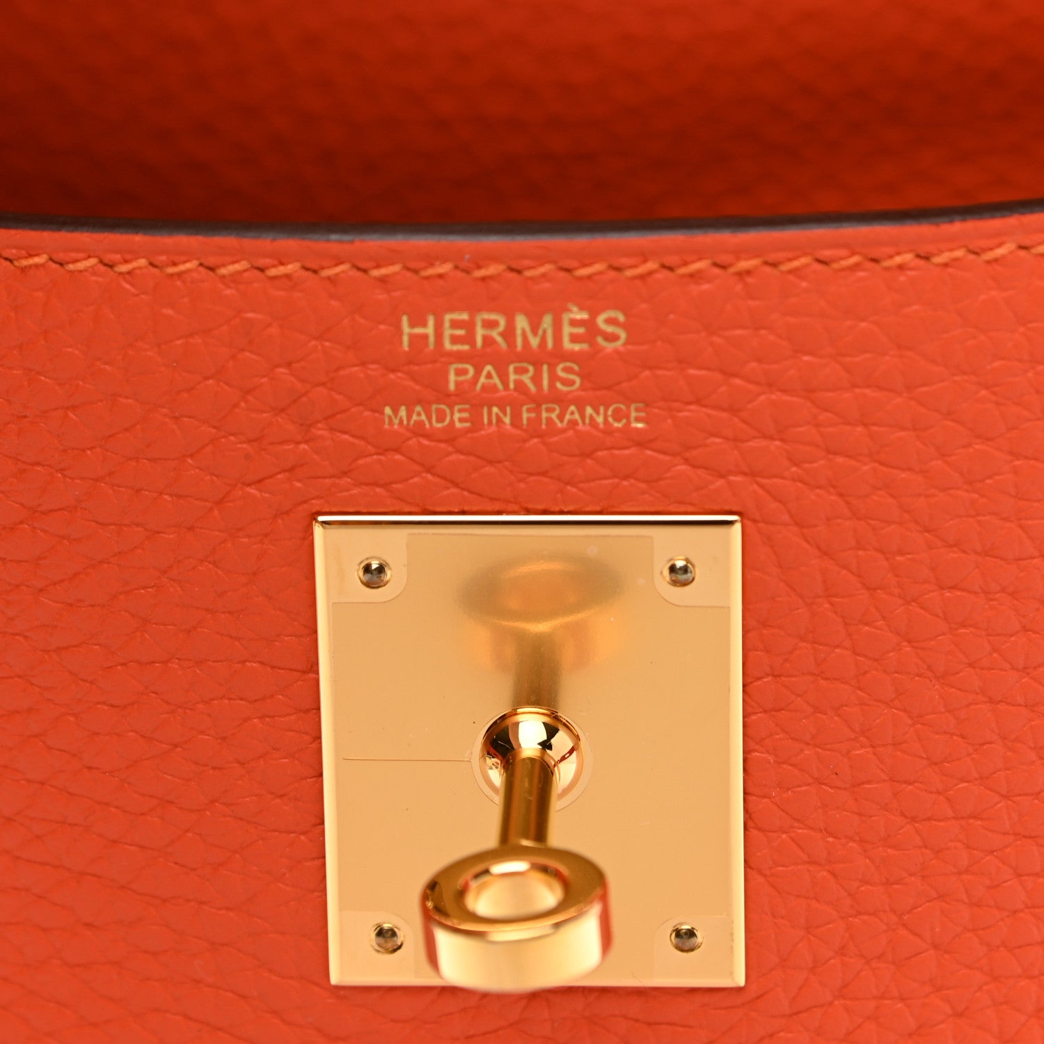 Hermes Taurillon Clemence Kelly Retourne 32 Feu 6 of 12