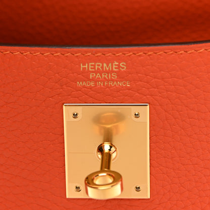 Hermes Taurillon Clemence Kelly Retourne 32 Feu 6 of 12