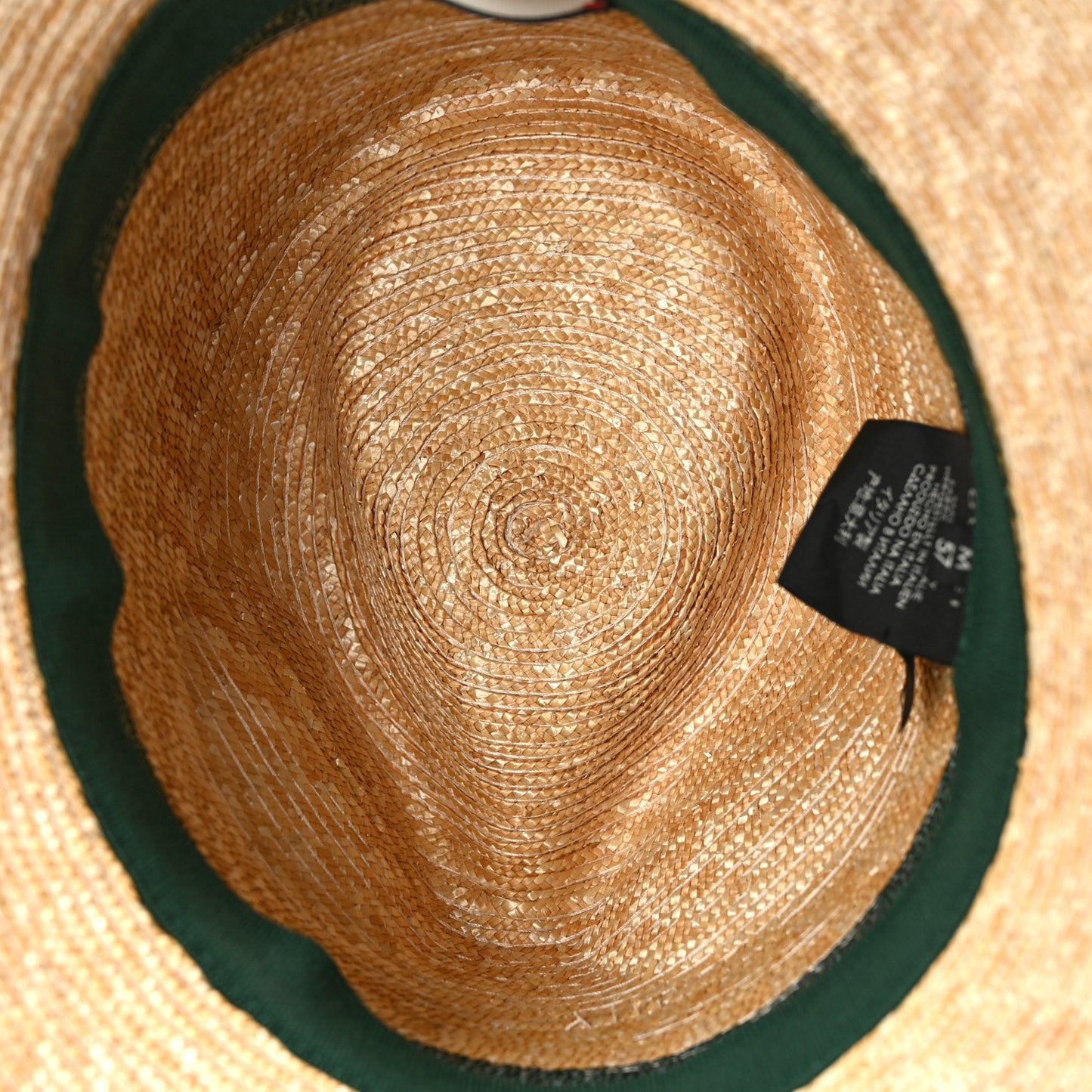 Abaca Straw Web Fedora Hat M